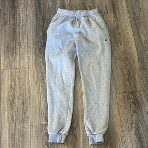 Champion Light Gray mens Sweatpants with Logo